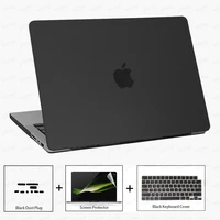 Funda ultrafina para MacBook Pro 14 M3 2023, modelo A2918 A2992, tapón antipolvo, película de pantalla y cubierta para teclado M2 M1 Pro 14 2021