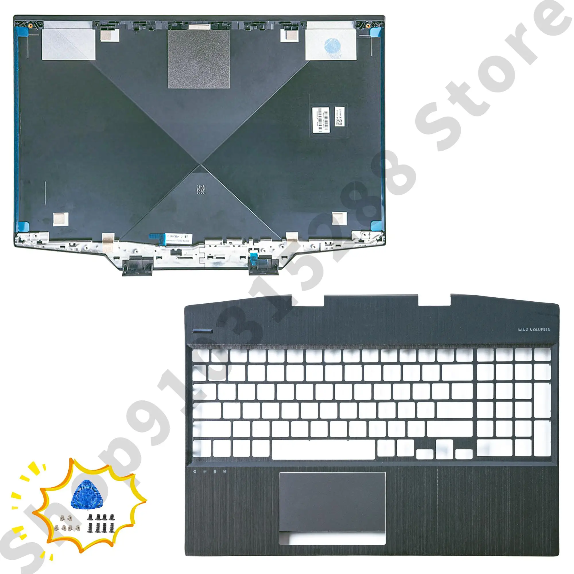 Gehäuse für Omen 5 15-dh TPN-C143 LCD-Rückseite Handballen auflage Boden gehäuse l57326 neue Original-Notebook-Teile Reparatur 15,6 Zoll