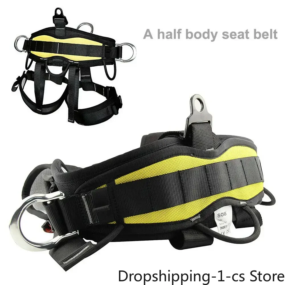 Safety Harness Lower Body Strap Climbing Belt Equipment Downhill Aerial Work Outdoor Expansion Rappelling Mountaineering Protect