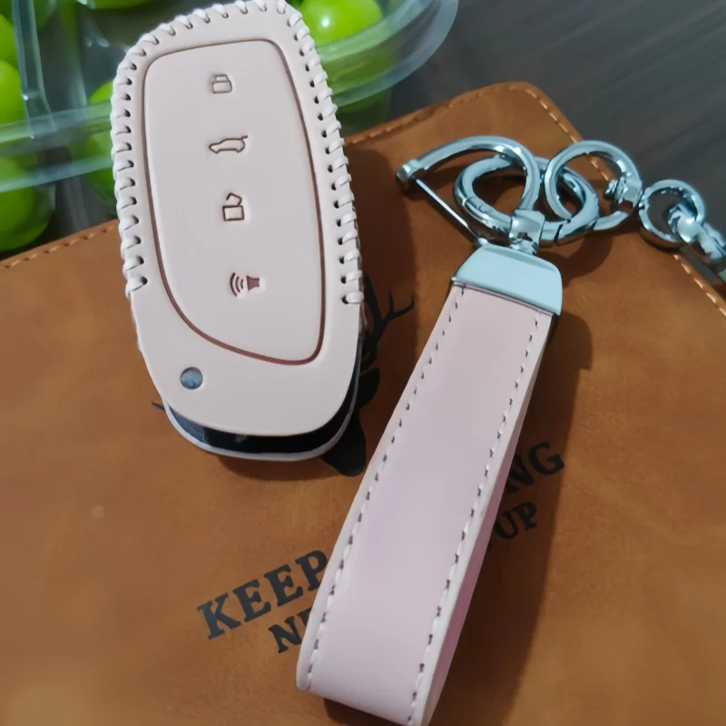 

Leather Car Key Cover Shell for HAVAL Hover XY H6 Dargo M6 H9 H6S F7 F7X Jolion X DOG H2 H3 H5 H7 H8 M4 F7H H2S