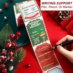 200 sheets Christmas Decor Stickers Snowman Gnome Elk Santa Claus Xmas Tree Stickers DIY Gift Bags Boxes Decoration Paper Labels