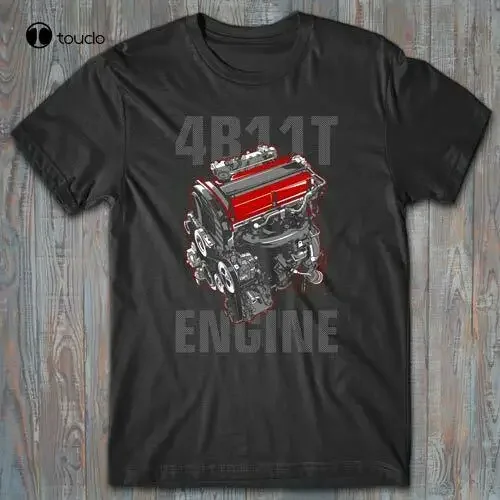 Camiseta icónica del motor 4B 11T Evo Mitsubishi Evo, regalo genial, camiseta Jdm Japan Drift Tokyo