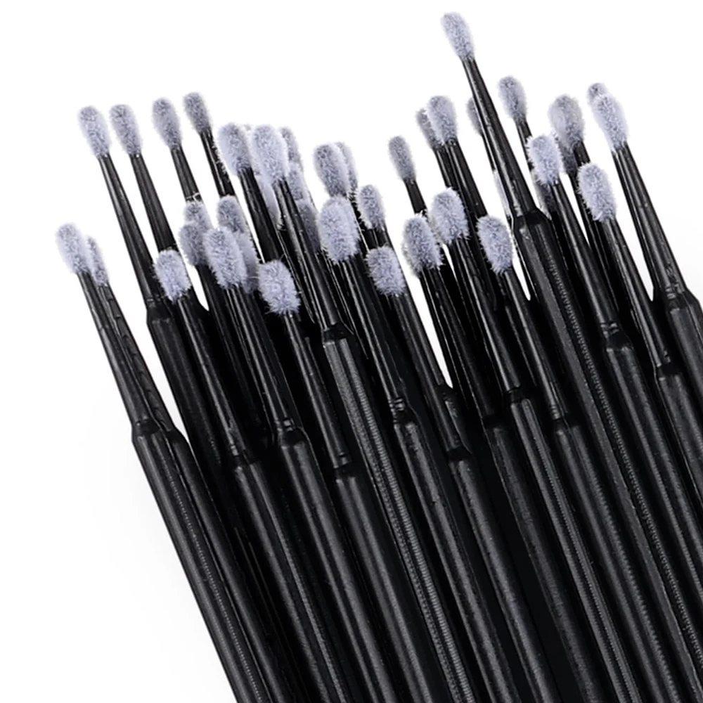 Sehr Micro Kristall Pinsel Wimpern Pinsel Wimpern Reinigung Pinsel 500/1000PCSColorful Schönheit Make-Up Sauber Entferner Werkzeug Großhändler