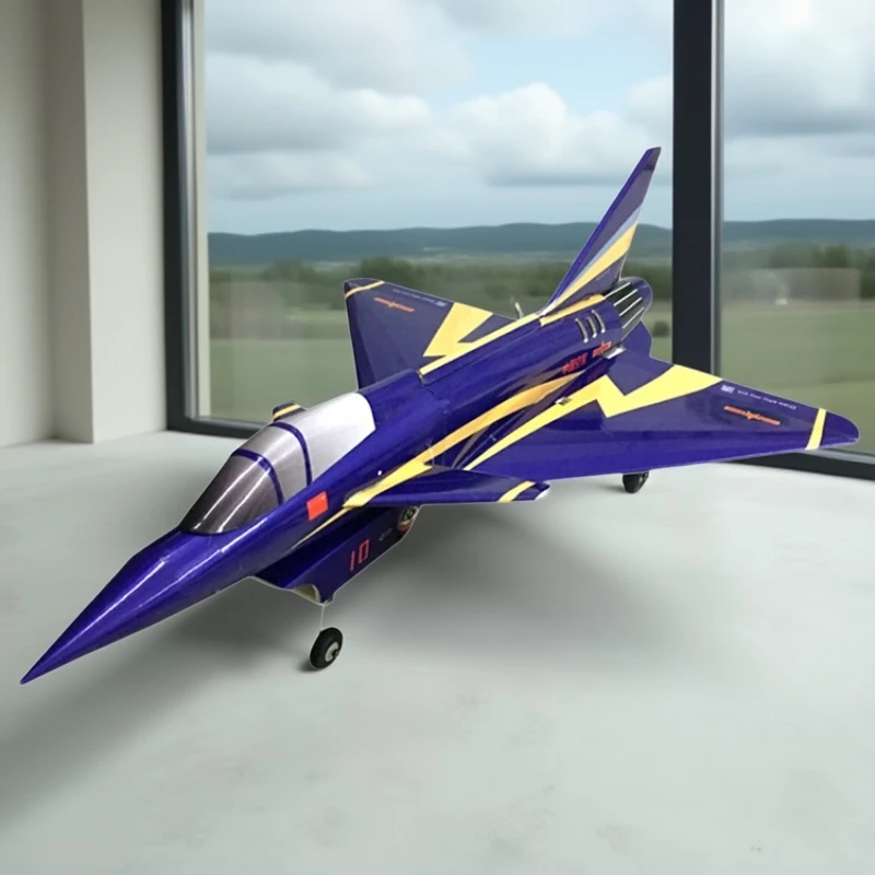Remote Controlled Model Aircraft J10 Fighter Tail Boost Plus Tunnel F22 SU27 Realistic Simulation KT Board Glider Toy
