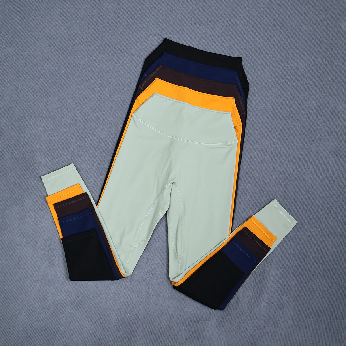Damen-Sommer-Yogahose mit hoher Taille, Damen-Radhose, schnelltrocknende, atmungsaktive Leggings, ideal zum Laufen und Radfahren. – Detail 24
