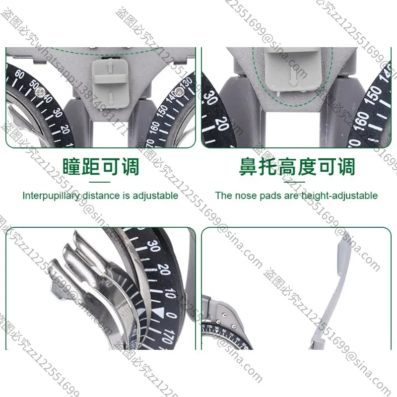 Suitable for Optometry Adjustable Frame Accessories, Ultra-light Multi-function Adjustable Try-on Frame Accessories