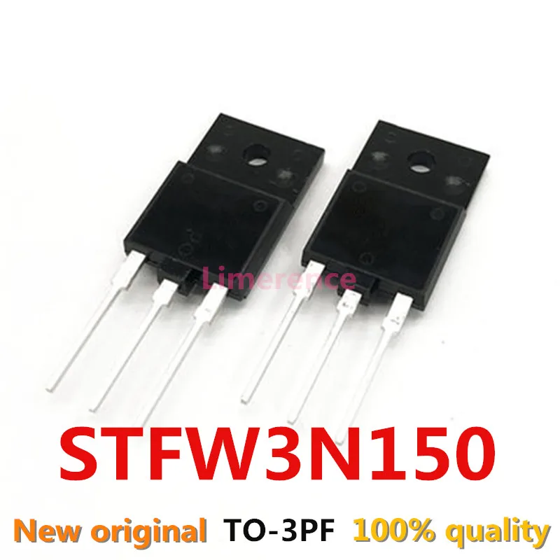 100% nuevo 50 unids/lote original  3N150 STFW3N150 TO-3PF  N channel MOS  field effect tube  Transistor