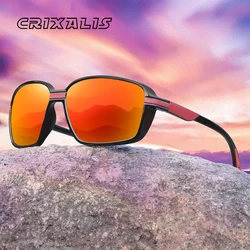 CRIXALIS Oversized Square Sunglasses Men Women Fashion Anti Glare Mirror Driving Sun Glasses Male Outdoor Beach Shades UV400