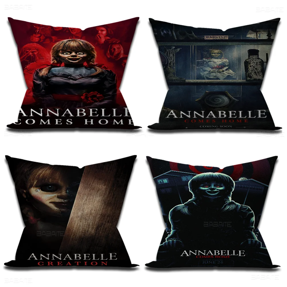 Annabelle Comes Home Pillow Anime Pillow Sofa Bed Head Pillow Cover Cushion Cover 45x45 Cm Fashion