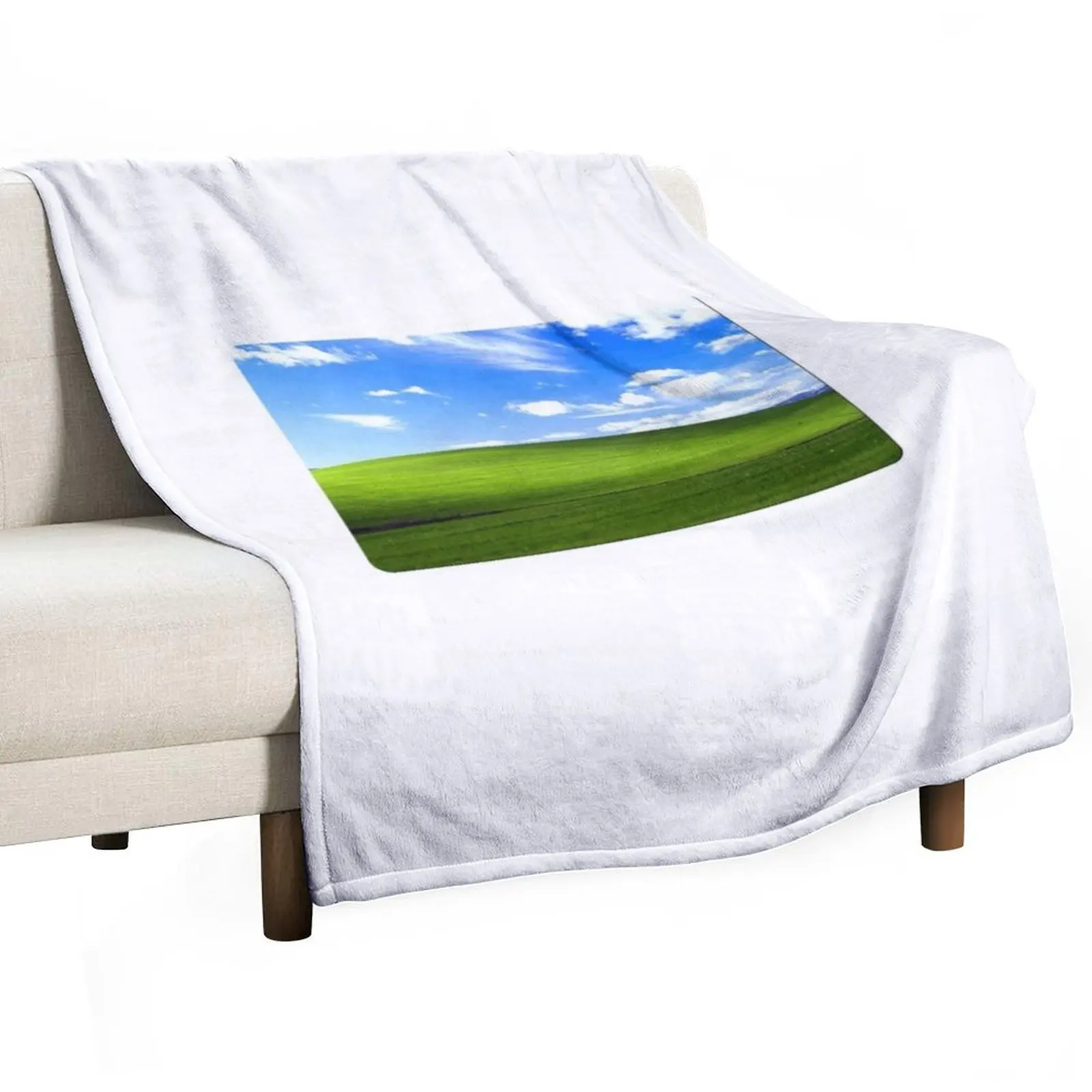 

Windows XP background Throw Blanket Hairys Decorative Sofas Nap Blankets