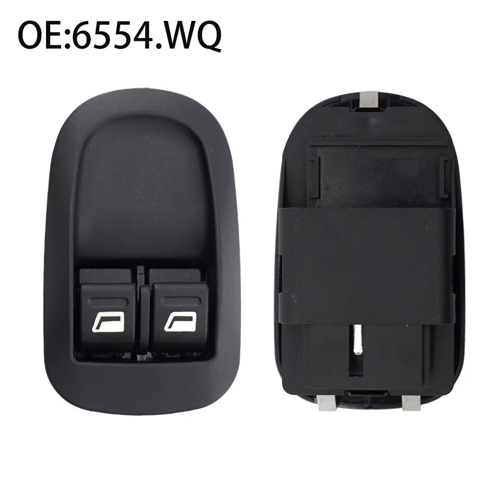 

Front Left / Right Side Electric Window Triple Switch Button Black For Peugeot 206 CC,2D, 2A,SW, 2E, 2K 6554.WQ Replacement Part