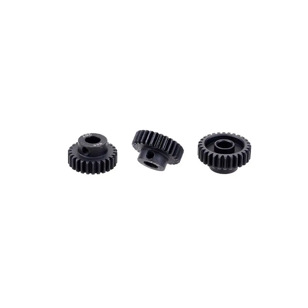 DSPOWER M0.6 5.0mm 17T 18T 19T 20T 21T 22T 23T 24T 25T 26T 27T 28T Set di ingranaggi motore pignone in acciaio per auto RC 1/8