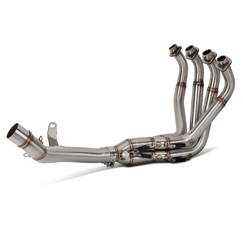Motorcycle Exhaust Modify Kit Front Link Pipe Stainless 51mm Header Tube Racing Line for Z900 A2 2017-2024 High Performance