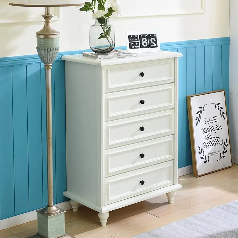 

Американский сундук из цельного дерева, простой современный шкаф для хранения вещей, легкий роскошный шкаф, шкафчик для спальни, сундук для гостиной