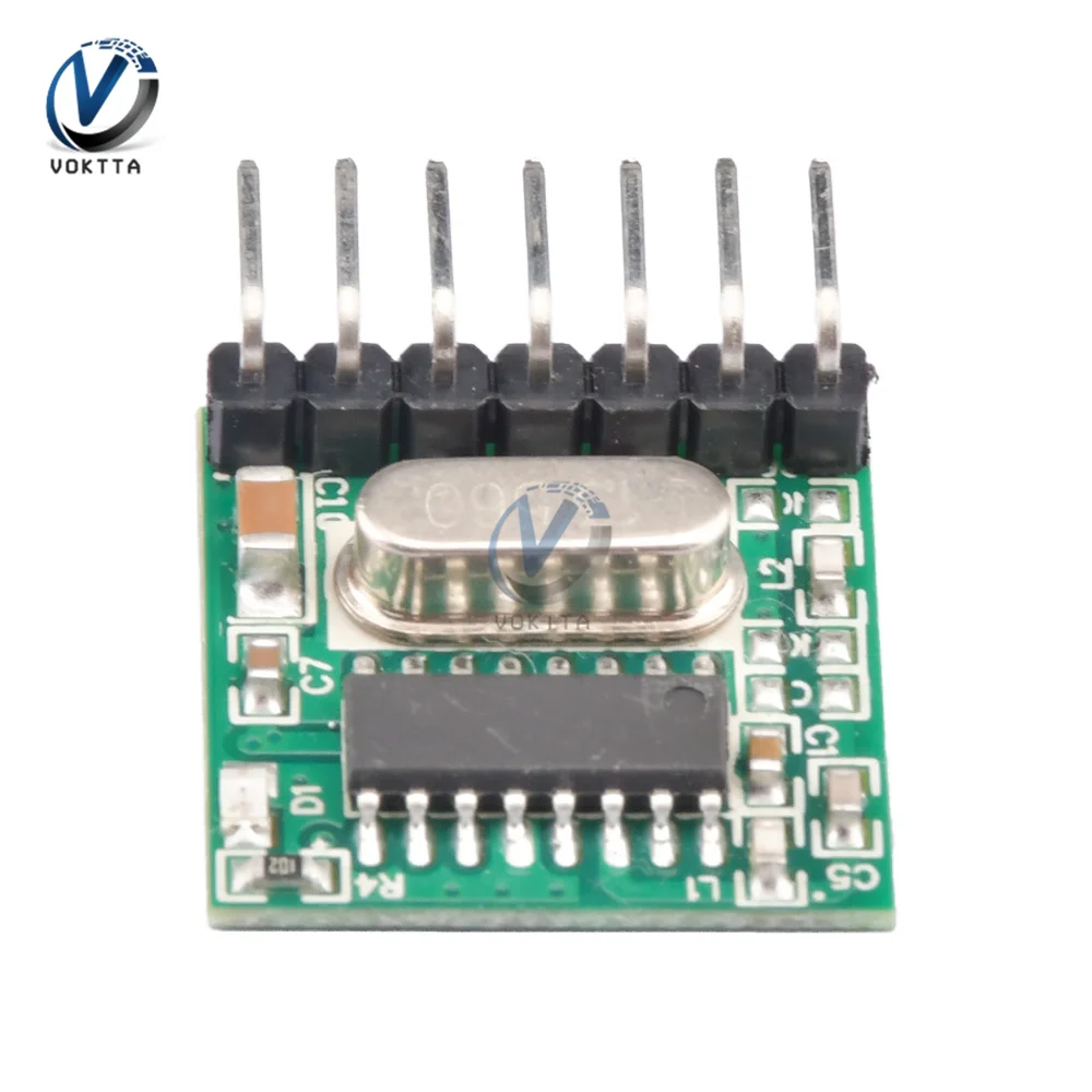 4 Channel Decoding Receiver Output Module 4 Channel 433mhz Wireless Wide Voltage Coding Transmitter for 433 Mhz Remote Control