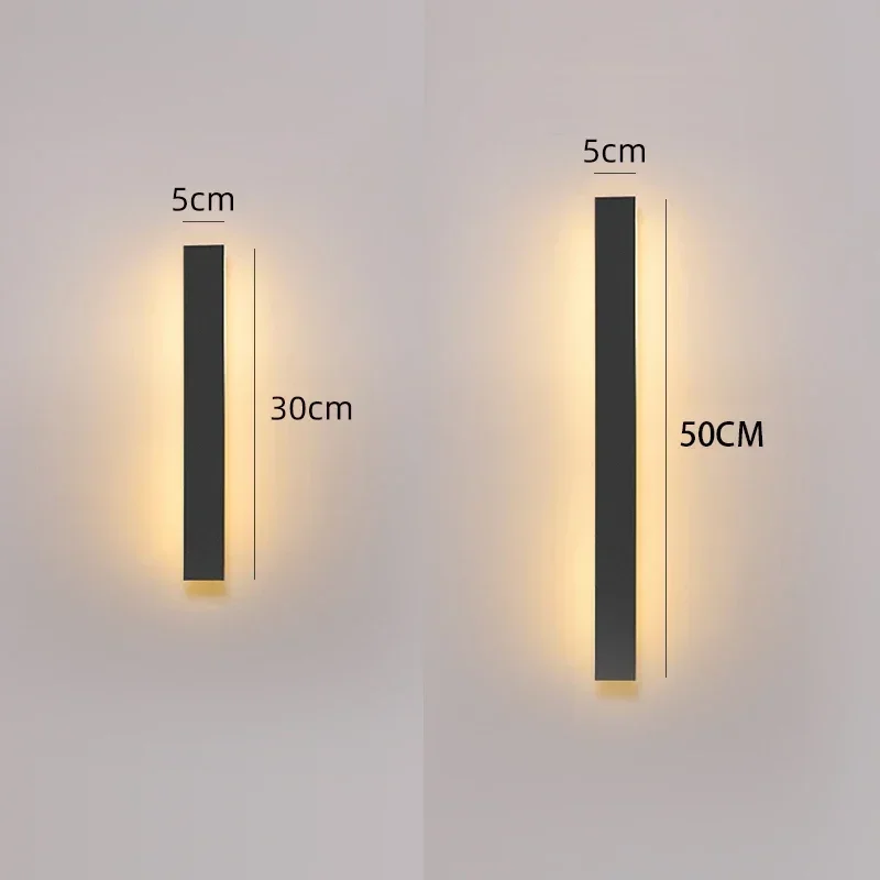 Outdoor Wall Light Modern Waterproof IP65 Porch Garden  Lamp Fixtures Garage Front Door Decoration Anti-water  Lighting