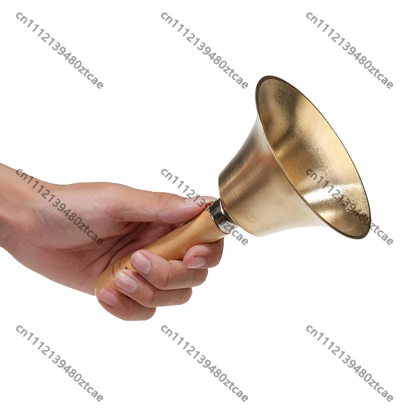 Solid Brass Super Loud Call Bell Multipurpose Hand Bell For Seniors Pet Training Dinner Meditation Home Party