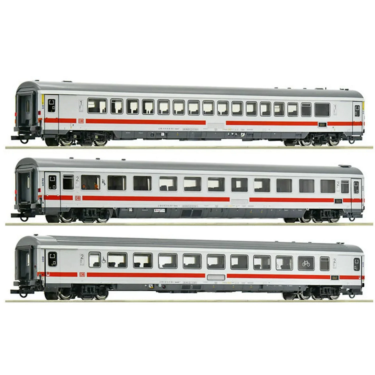 ROCO HO Type 1/87 Train Model 6200019 IC2310 Passenger Carriage Three-section Set DB Sixth Generation Train Model Toy Gift