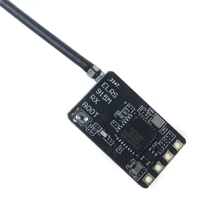 ABJL ELRS for Nano 2.4G Receiver ExpressLRS Long Range ESP8285 for RC FPV Traversing Drones Replacement Black