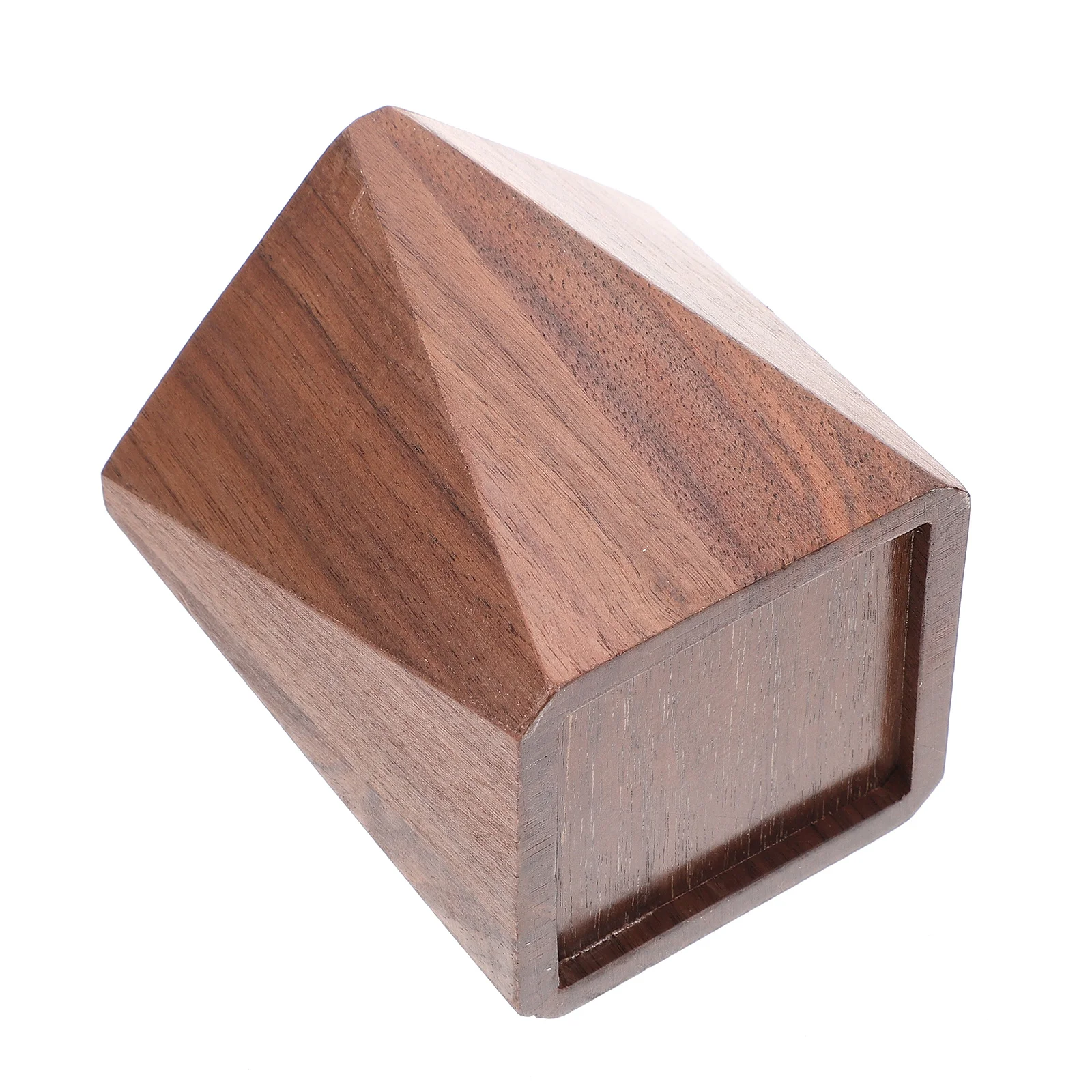 

1pc Wooden Creative Desktop Holder Storage Organizer Pen Basket For Office School Supplies Wood Pen Holder Desktop Decor