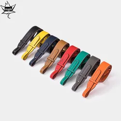 Togo Rindsleder Kreuz Körper Breite Schulter Strap Orange Gelten für Lindy Eimer Tasche DIY Ersatz Riemen Zubehör für Tasche