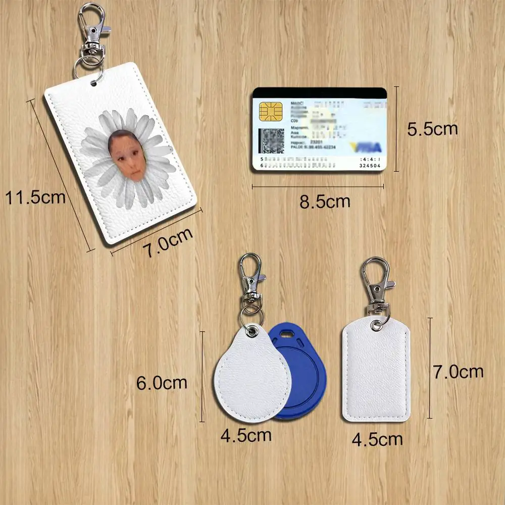 Hate That I Made You Love Me Ariana Grande Cartoon Singer Anime Card Keychain Fashion Pendant Bag ID Door Card Holder Bus Card