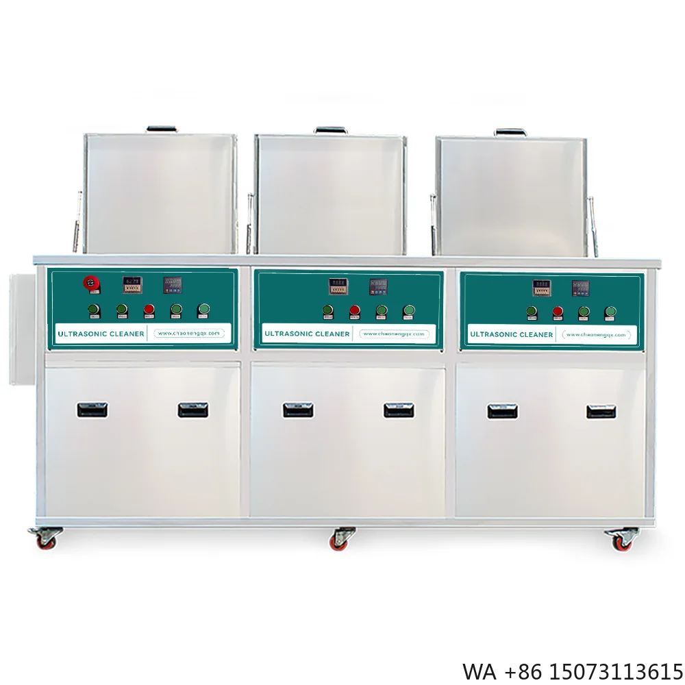 Myjka ultradźwiękowa przemysłowa CH-3024GH, trójkomorowa, wydajne czyszczenie, filtracja, suszenie, rdzeń silnika elektrycznego