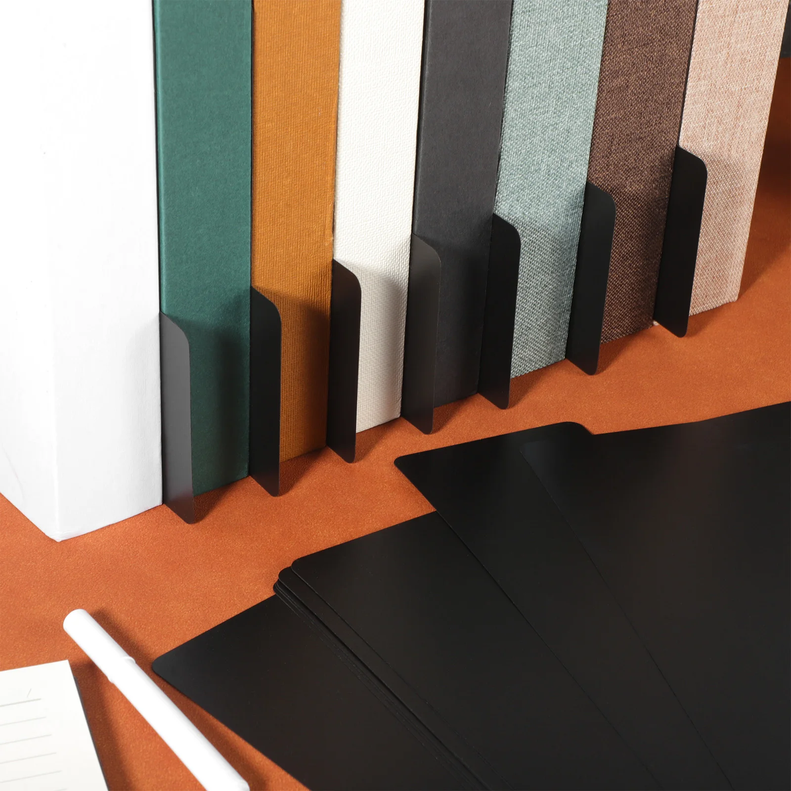 

20pcs Bookend Divider Tabs Vinyl Record Index Dividers Bookshelf Separator PP Organizer for Books Documents Media Storage Box