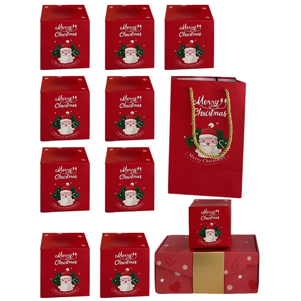Christmas Candy Box Set – 1 Pack Bright Bouncing Paper Gift Containers for Party Treats & Surprise Favors