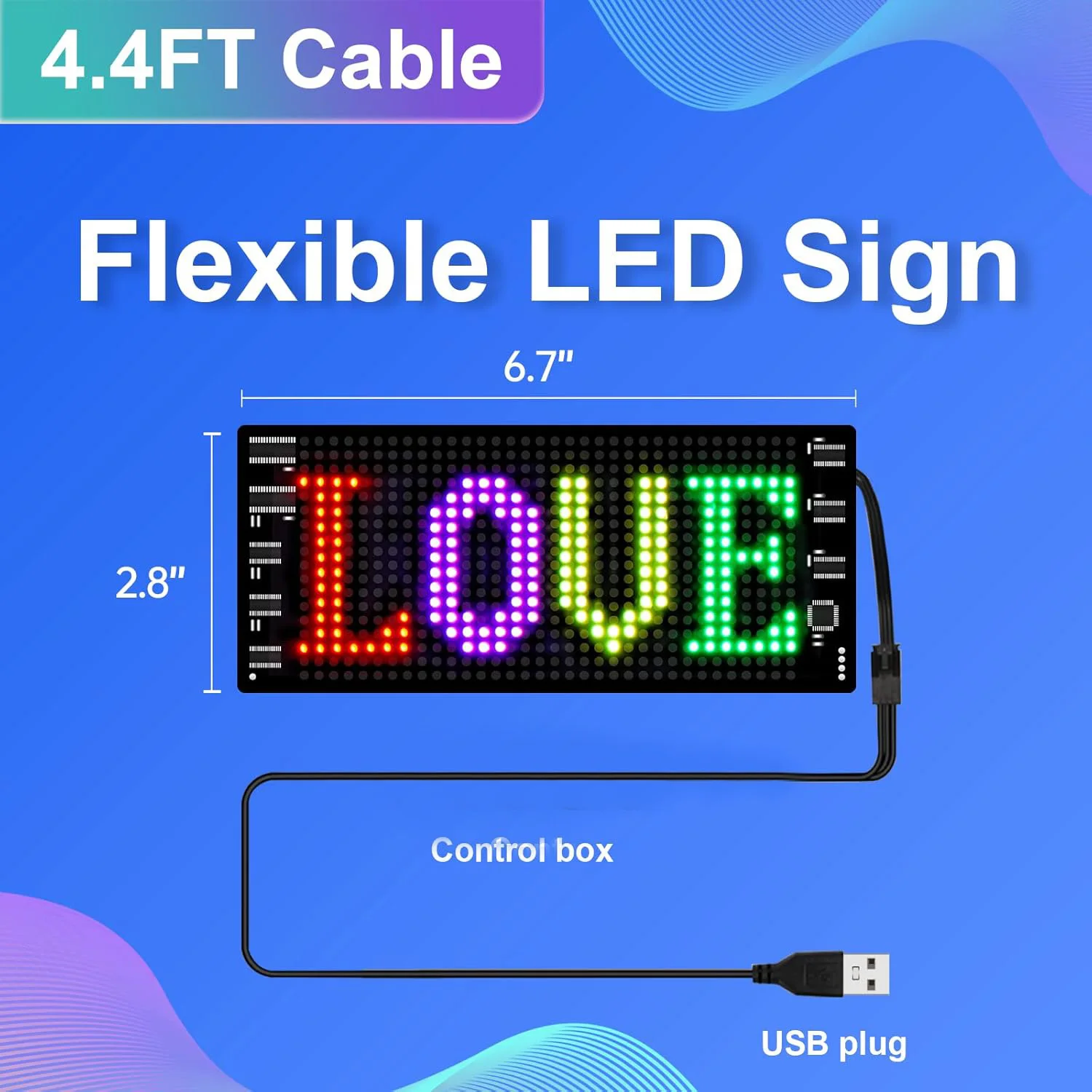 led照明、usb電源、窓装飾ライト、diy照明、パーソナライズされた車用ライト、app制御、デーモンアイ照明、フェス用ライト