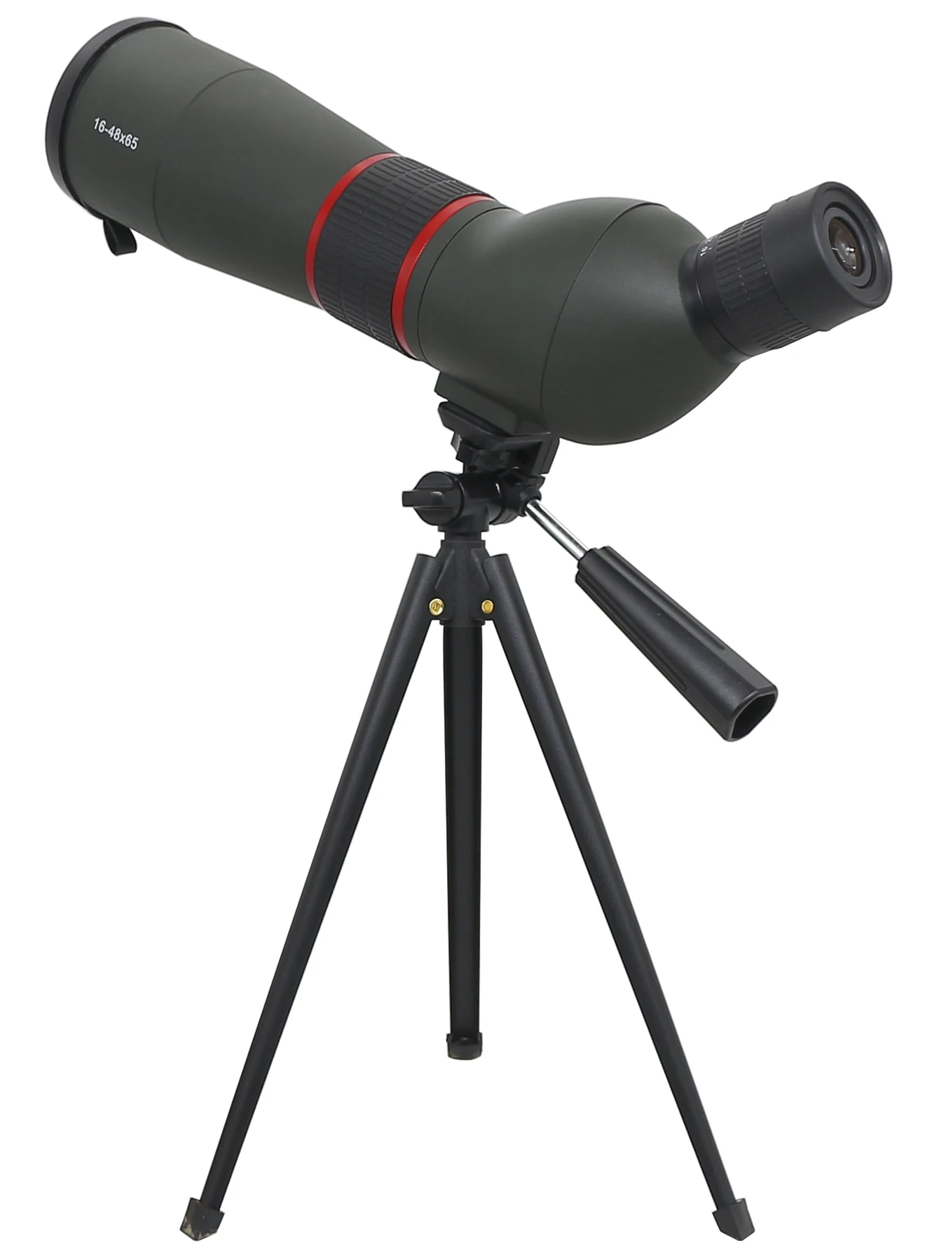 Imagem -02 - Impermeável Zoom Spotting Scope Telescópio Óptico Monocular Bak4 Fmc Telefone Clip Tripé Bird Vering Fotografia ao ar Livre 1648x65