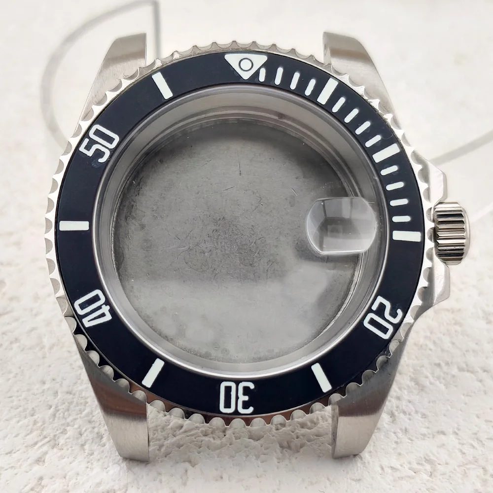 38mm X 30.5mm Beveled Ceramic Bezel Super Blue Green Luminous Bezel Insert Fit 40mm For Submarine Watch Case Watch Accessories