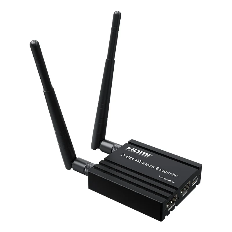 Wireless  extender 200m  transmitter and receiver up