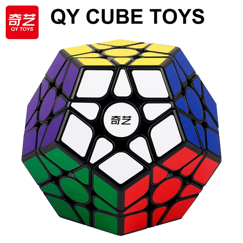 QiYi Qiheng Speedcube Megaminx 큐브, 3x3 12 면체 전문 스피드 퍼즐, 12 얼굴 어린이 장난감 선물, 특별 QY Cubo Magico