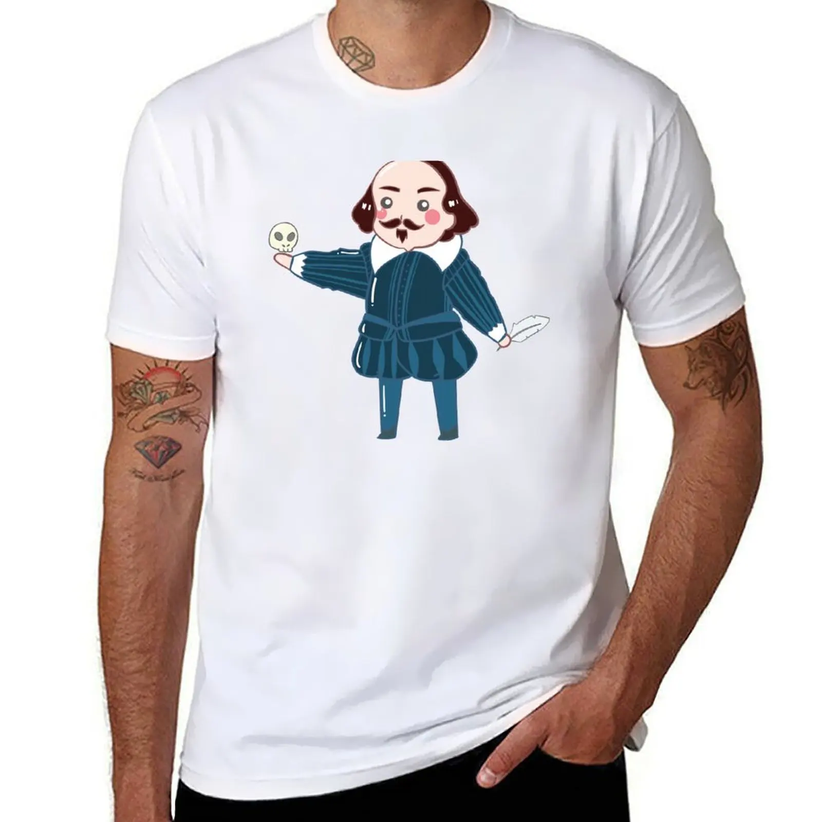

William t cotton Characters t - Shakespeare man T-Shirt Historical shirt man shirt designer Cute