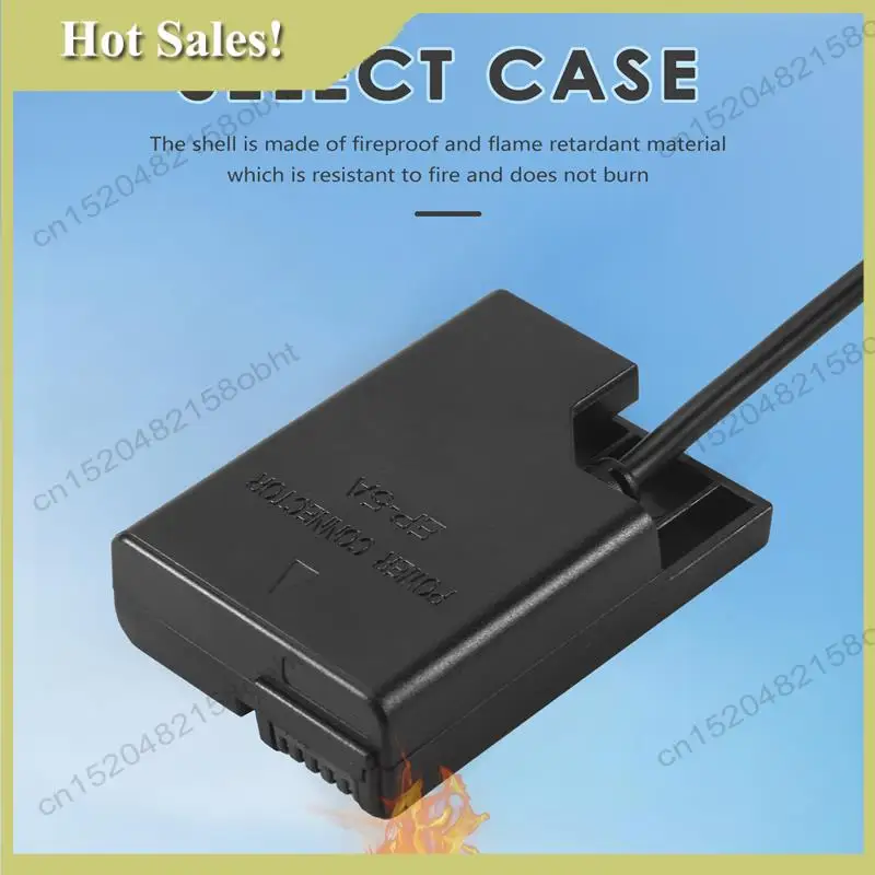 

-PQWN полностью декодированный соединитель постоянного тока En-El14, манекен аккумулятора, подходит для блока питания для Nikon P7800 P7700 P7100 D5600 D5500 D5300 D5200 D5100 D