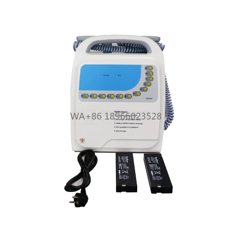 Desfibrilador Externo Automático Monofásico y Bifásico para Uso en Primeros Auxilios SY-C027 Desfibrilador Económico