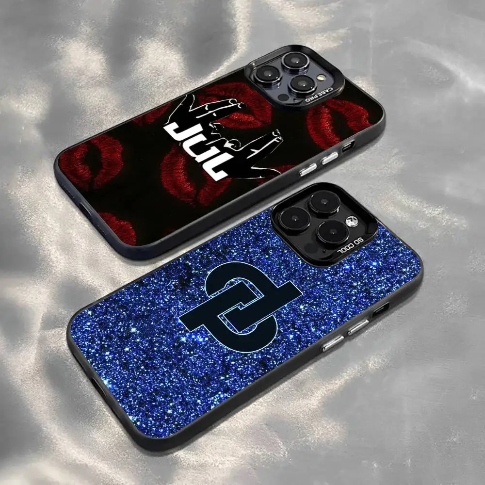 R-Rapper J-JUL Phone Case For iPhone 17,16,15,14,13,12,11 Plus,Pro Max,XS,Colorful Silver Black Cover