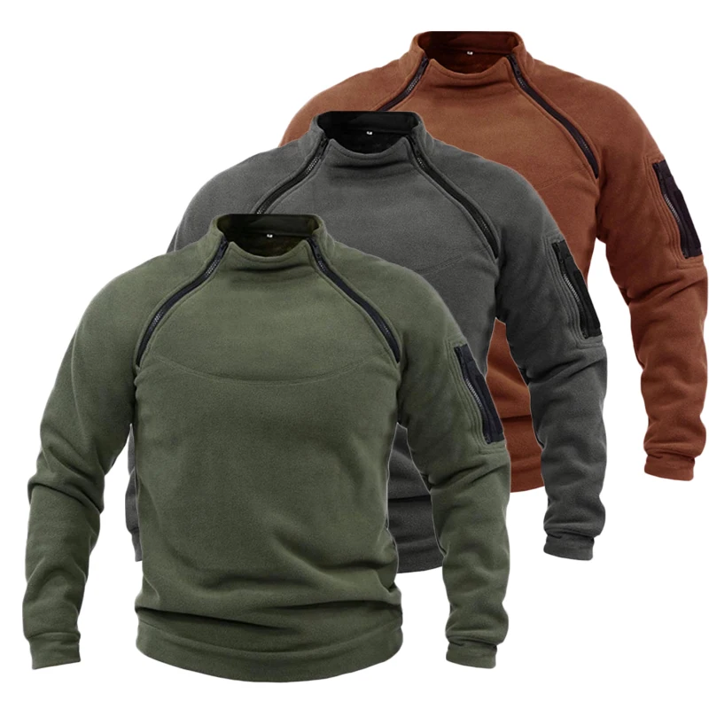 Fleece Winter taktische Uniform Kampf hemd Militär T-Shirt Airsoft Kleidung taktische militärische Langarm Pullover Shirt