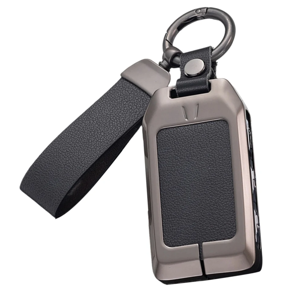

Металлический кожаный держатель для ключей автомобиля для Volvo для XC40 XC60 XC90 для S60 2017-24, аксессуары для ключей, держатель для ключей, чехол для ключей