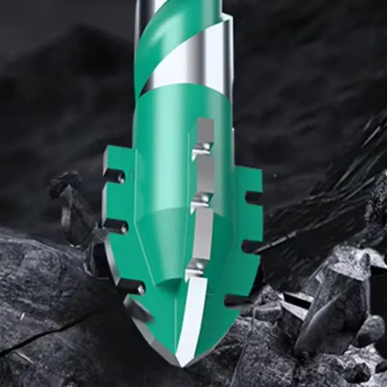 

For Glass 100mm 3.93in Carbide Drill Efficient Drilling High Hardness Multiple Sizes User-Friendly Design For Home Use