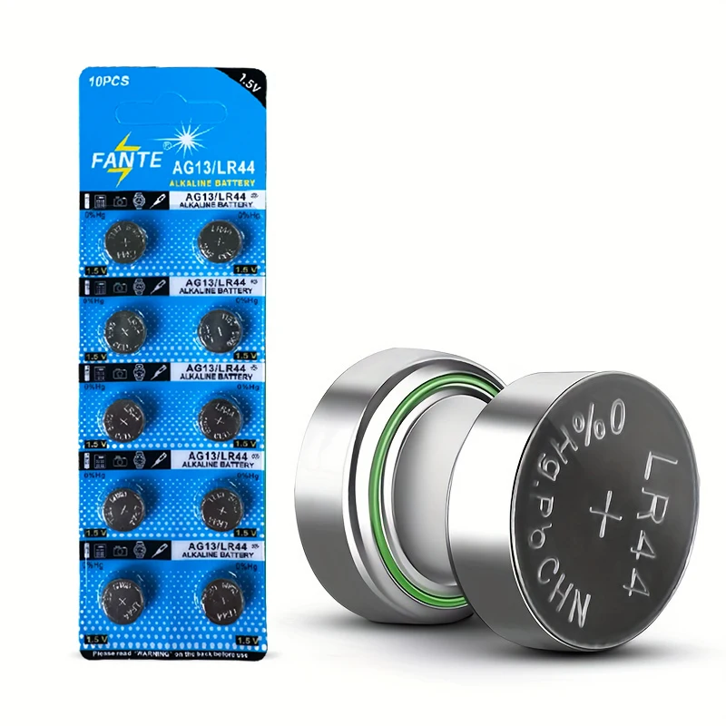 10-40PCS AG13 LR44 A76 357A Button Cell Coin Alkaline Battery 1.5V SR44SW L1154 SP76 pila 357 303 for Watches Toys No Mercury