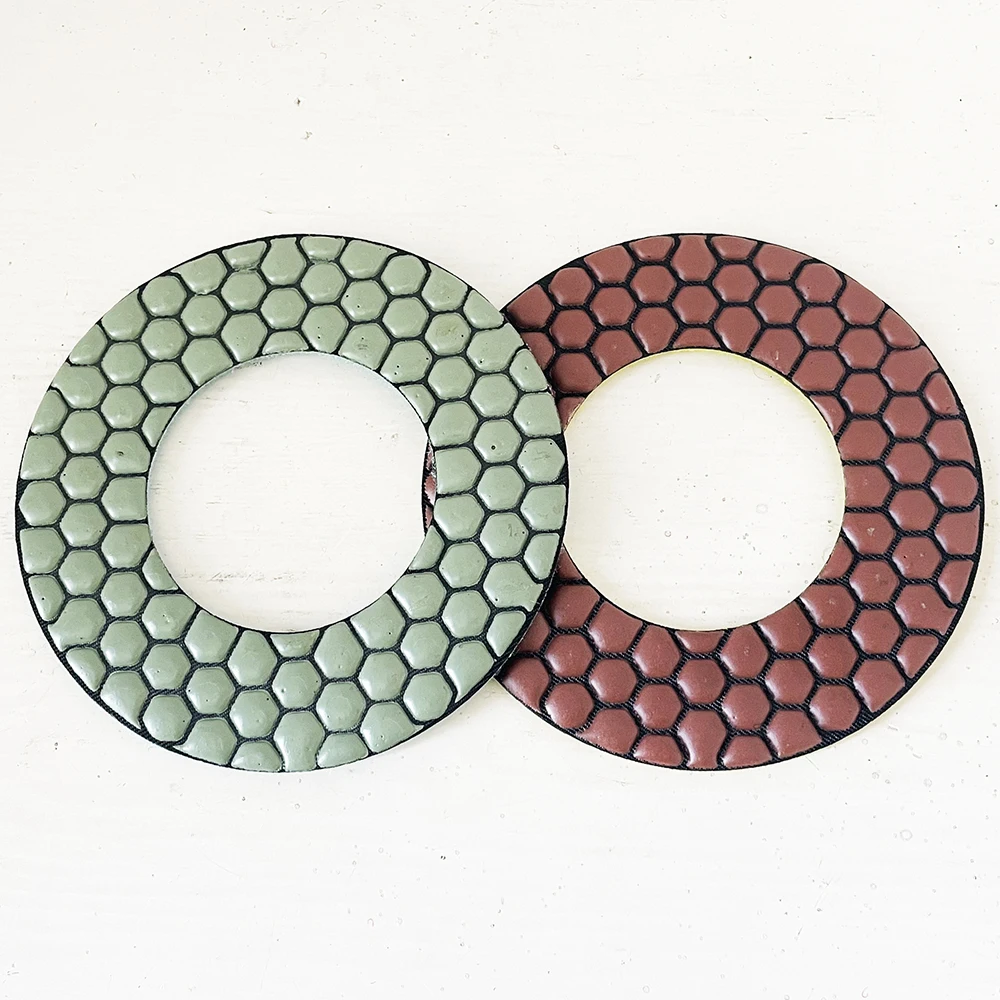 7Pcs 130mm Diamond Dry Polishing Pad For Grinding Granite Stone Concrete Marble Quarzt Grinding Disc Abrasive Tools