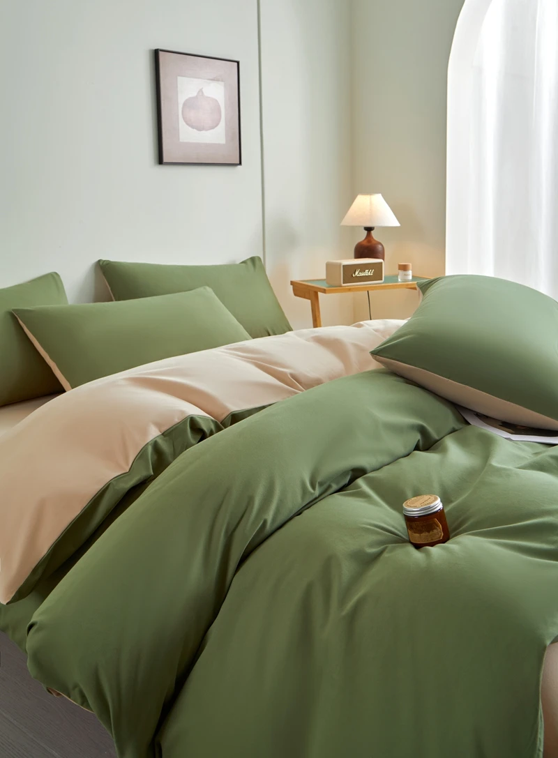 1pc 100% Cotton Quilt Cover Brushed housse de couette 220x240 Single/Queen/King Soft Duvet Cover Solid Color capa de edredom
