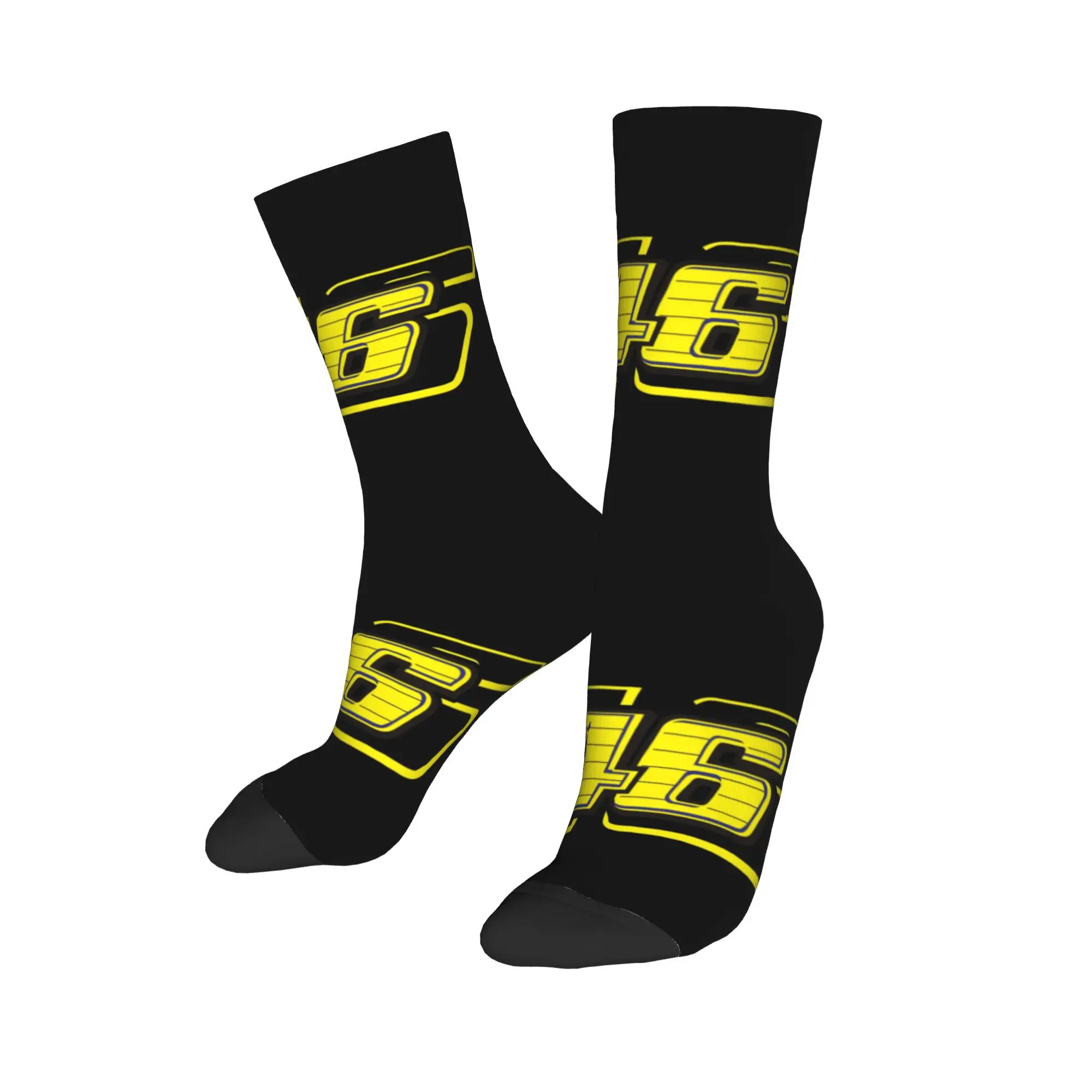 

Мужские носки Motor-Gp Racer на заказ, унисекс, забавные носки для гонок на мотоциклах с 3D принтом