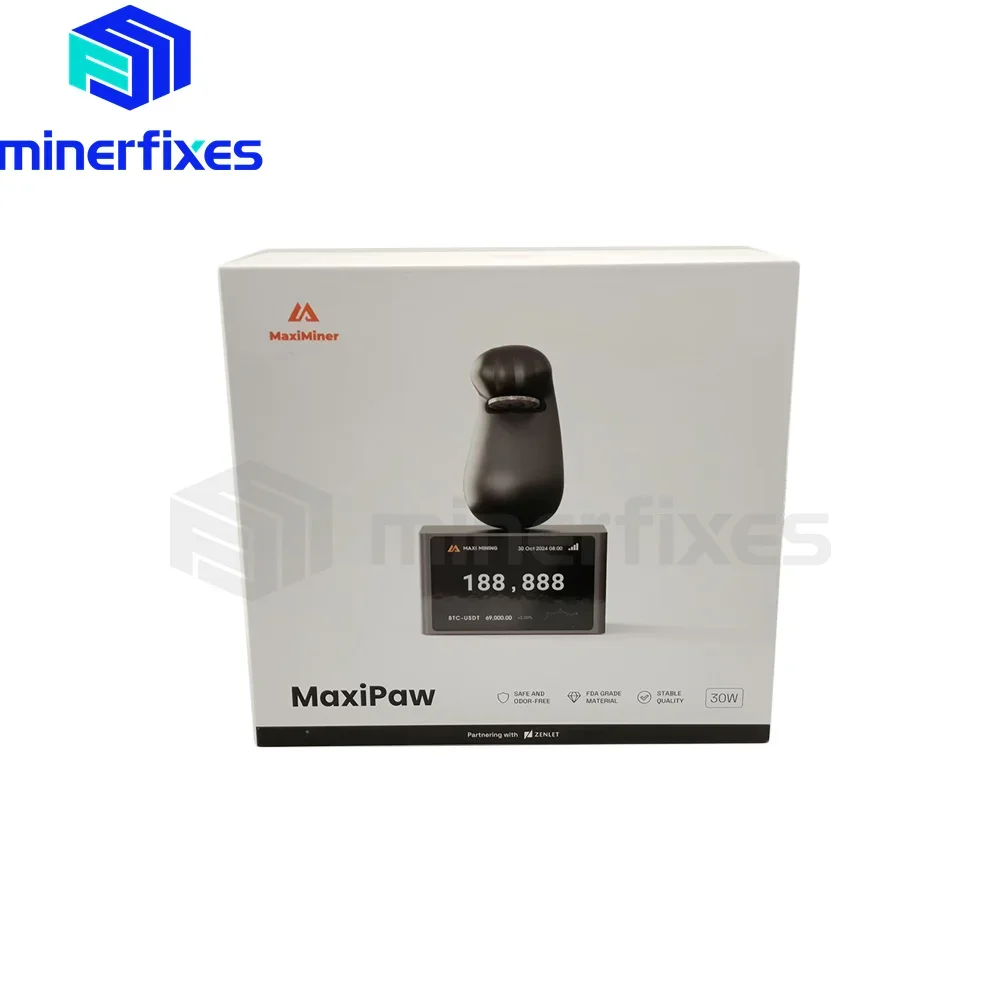 2025 brandneuer Maxipaw Miner Cryptos Miner Bitcoins Miner 1TH/S 25W BTC Asic Miners Bitaxe Bitcoin Mining Machine Smart Screen.