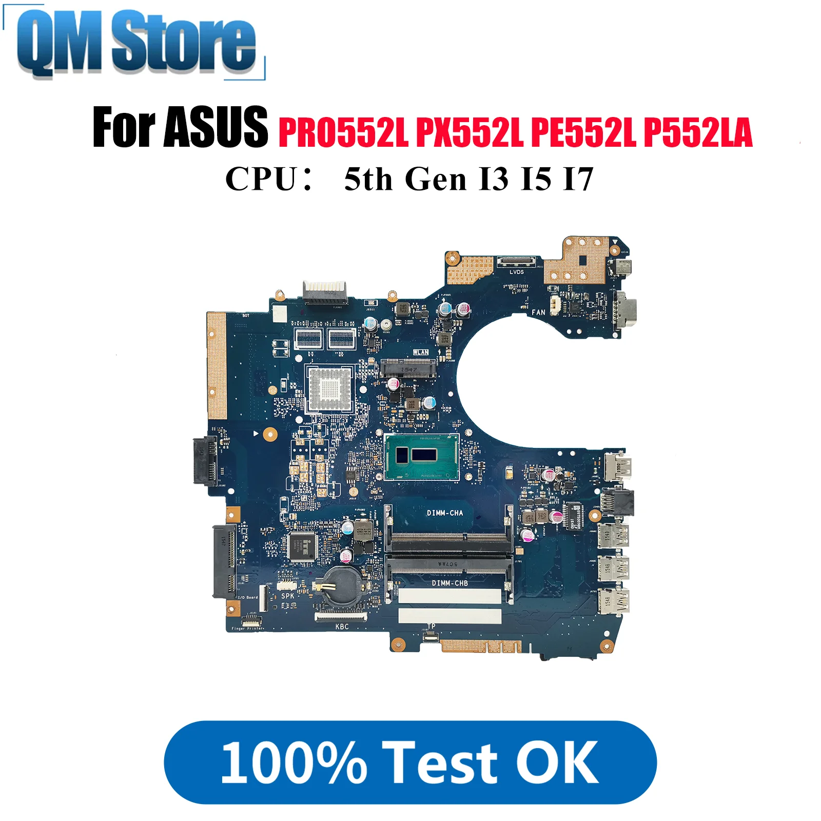 

P552LA Материнская плата для ноутбука ASUS ProArt PRO552L PX552L P552LJ P552LA PE552L P552L Материнская плата с процессором I3 I5 I7 тест ОК быстрая доставка