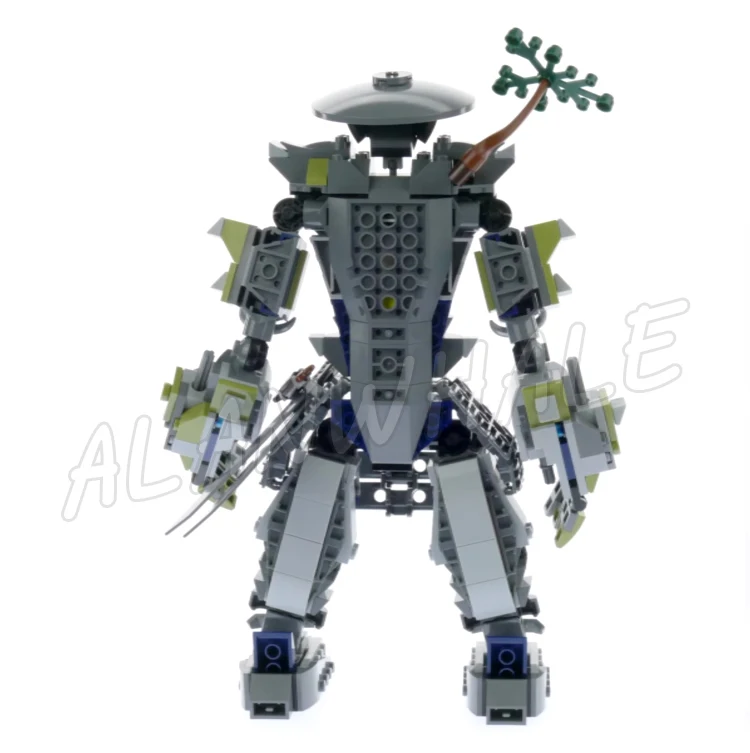 550pcs Shinobi Oni Titan Samurai Mech Harumi Lord Disc Shooter Posable Arms 10937 Building Block toys Compatible With Model