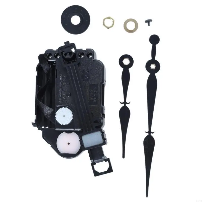 F19B Pendulum Clock Mechanism Repair Kits Clock Movements with Different Hands Replacement Easy Installation for Wall Clocks