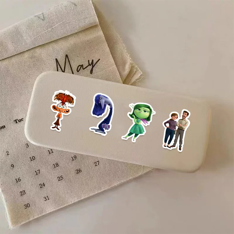 50PCS Disney Movie Inside Out Stickers Cartoon Graffiti Decoration Skateboard Laptop Notebook Luggage Waterproof Decal Toy